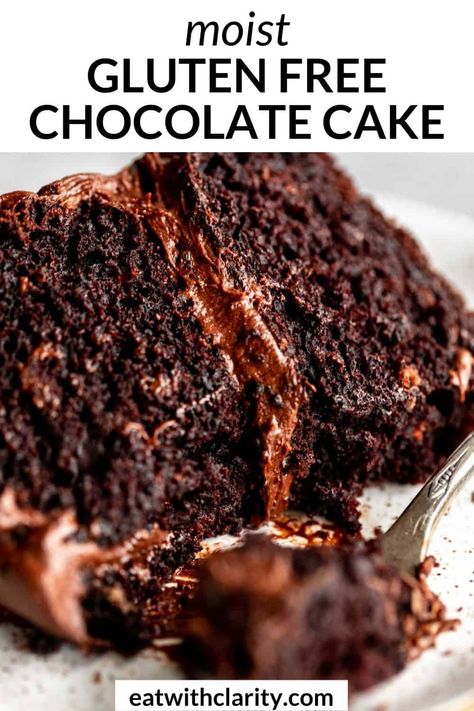 Ina Garten Chocolate Cake, Gluten Free Chocolate Cake Recipe, Gluten Free Cake Recipe, Gluten Free Chocolate Cake, Easy Gluten Free Desserts, Dairy Free Cake, Cookies Gluten Free, Vegan Chocolate Cake, Best Chocolate Cake