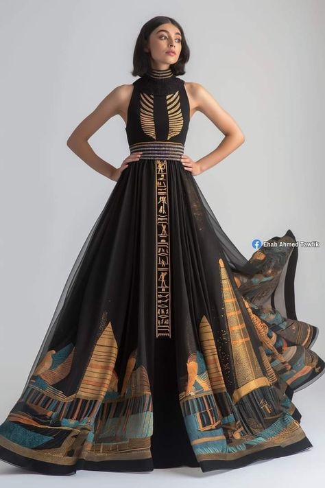 Egyptian Dress Goddesses, Modern Egyptian Fashion, Egyptian Goddess Dress, Egyptian Style Dress, Arabian Nights Dress, Egypt Outfit, Ancient Egyptian Fashion, Harvard Referencing, Egypt Outfits