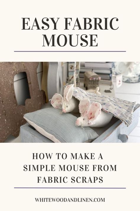 Follow this free and easy tutorial with step by step instructions to create your very own sweet and simple mouse craft which also makes good use of your fabric scraps too Fabric Mouse Pattern Free Sewing, Fabric Mice Pattern Free Sewing, Free Mouse Patterns To Sew, Mouse Patterns To Sew, Mouse Pattern Free, Christmas Mouse Pattern, Mouse Sewing Pattern, Mouse Craft, Sewn Toys