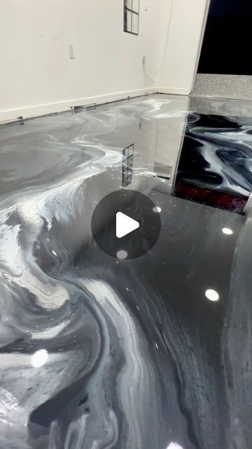 Epoxy Floor Over Tiles, Dark Epoxy Floor, Epoxy Grey Floor, Epoxy Over Tile Floor, Basement Epoxy Floor, Apoxy House Floor Ideas, Marble Epoxy Floor, Epoxy Basement Floor, Light Gray Epoxy Floor