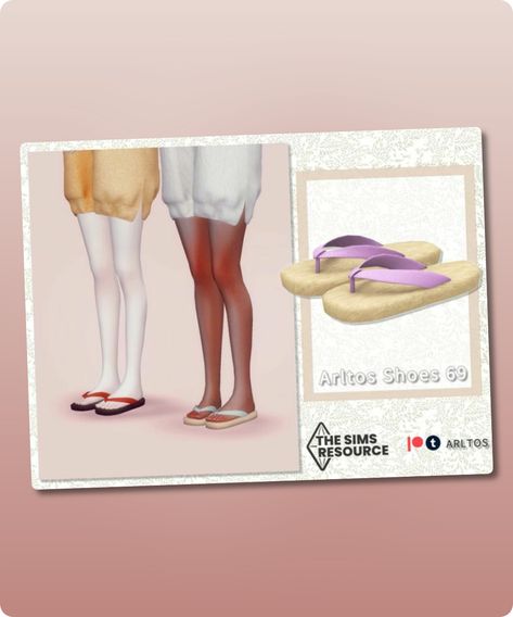 Sims 4 Female geta / 69 8 colors. HQ compatible. Filesize: 838 KB Recoloring Allowed: Yes Author: Arltos #sims4cc #sims4 #hq_mod #gaming #sims #shoes Sims 4 Geta Shoes, Geta Shoes, Sims Shoes, Mod Jacket, Sims 4 Cc Download, Cc Shoes, Sequin Shoes, Bow High Heels, Sims 4 Cc Shoes