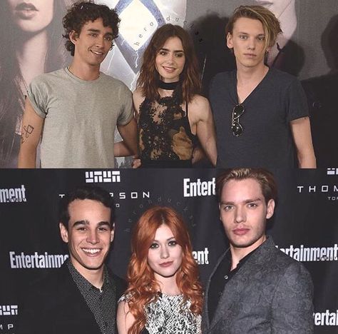 The Mortal Instruments Movie - Shadowhunters TV Show. On the top and bottom from left to right we have Simon,Clary,Jace. Simon And Clary, Shadowhunters Alec And Clary, Shadowhunters Clary And Jace, Shadow Hunters Jace And Clary, Shadowhunters Books In Order, Mortal Instruments Movie, Clary Y Jace, To The Bone Movie, Immortal Instruments