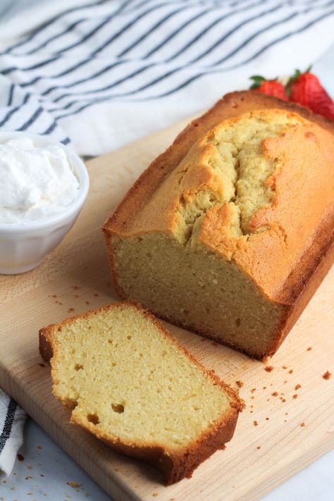 Classic Vanilla Pound Cake (DF) - My Life After Dairy