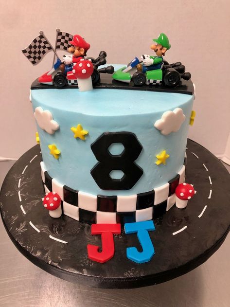 Backyard Party, Birthday Parties, Wedding Cakes, Mario, Birthday Cake, Baking, Cake, Birthday