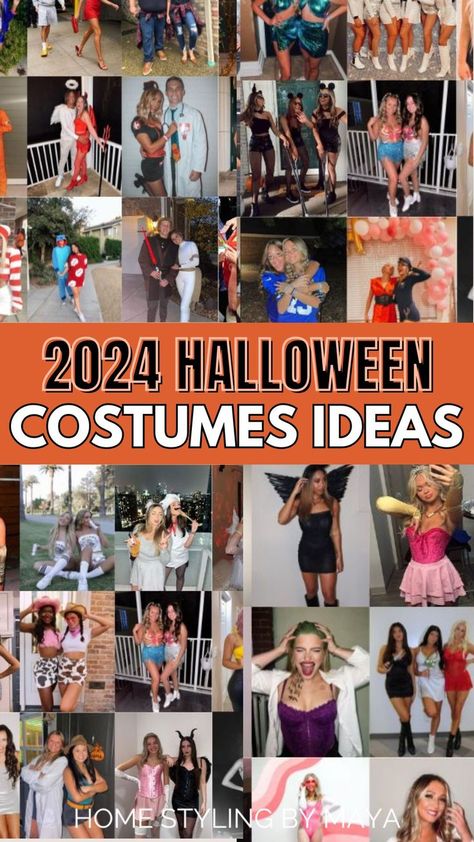 Halloween costumes ideas, 2024 Halloween costumes Halloween Prom Costume Ideas, 2000s Movie Character Costumes, 2024 College Halloween Costumes, College Girls Halloween Costumes, Halloween Costumes College 2024, College Halloween Costume Ideas Couples, Couples Costumes College, Unique College Halloween Costumes, Halloween Costume College Girl