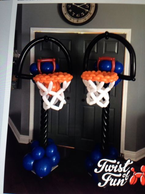 Who's your favorite team? Basketball Balloon Arch, Space Jam Theme, Party Balloon Arch, Basketball Themed Birthday Party, Ball Birthday Party, Basketball Baby Shower, Basketball Theme Party, Basketball Birthday Parties, Sports Theme Birthday