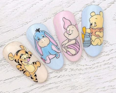 Summer Art Ideas, Printable Nail Art Practice Sheet, Patriotic Nail, Disneyland Nails, Baby Shower Nails, Disney Nail Designs, Disney Inspired Nails, Disney Acrylic Nails, Aqua Nails