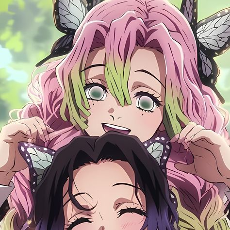 Artist: @  ★ / ★ Name: Demon Slayer (Anime) <3 #DemonSlayer #Shinobu #Mitsuri #İcon #Pfp #Matchingİcon #MatchingPfp Anime Friend Matching Pfp, Matching Pfp For Besties Anime, Shinomitsu Matching Icons, Pfps Demon Slayer, Matching Anime Pfps Friends, Demon Slayer Pfp Mitsuri, Demon Slayer Friends, Anime Pfp Demon Slayer, Demon Slayer Matching Pfps