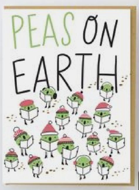 Peas On Earth, Cards Drawing, Funny Notes, Christmas Cards Drawing, Lunch Notes, Funny Note, Christmas Chalkboard, Kids Crafting, Christmas Retro