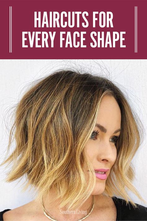 Best Hairstyles For Face Shape, Best Haircuts For Face Shape, Short Hair For Rectangle Face Shape, Hairstyles For Rectangle Face Shape, Haircuts For Rectangle Face, Big Face Hairstyles, Worst Haircuts, Face Shape Guide, Pear Shaped Face