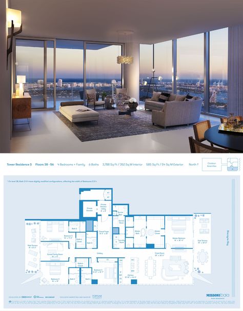 Condo Layout Floor Plans, Penthouse Floor Plan Luxury, Luxury Penthouse Apartment Floor Plans, Luxury Condo Floor Plans, Luxury Apartment Floor Plan, Penthouse Floorplan, Condo Plan, Plan Condo, Condominium Floor Plan