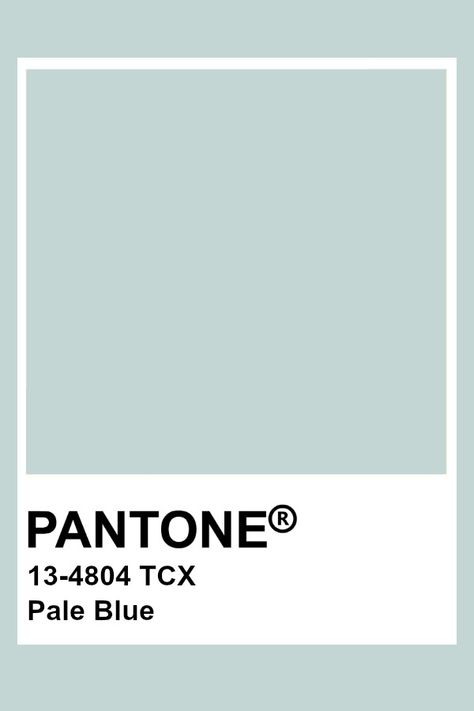 Pantone Pale Blue Bleu Pantone, Deco Surf, Pantone Tcx, Blue Pantone, Pantone Color Chart, Pantone Swatches, Pantone Palette, Pantone Colour Palettes, Pantone Colors