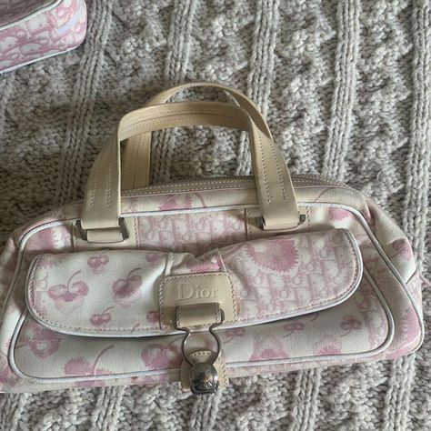 Dior Cherry Blossom Bag, Dior Cherry Blossom, Cherry Bag, Trotter, Cute Bag, Just Don, Buy Vintage, Message Me, Vintage Dior