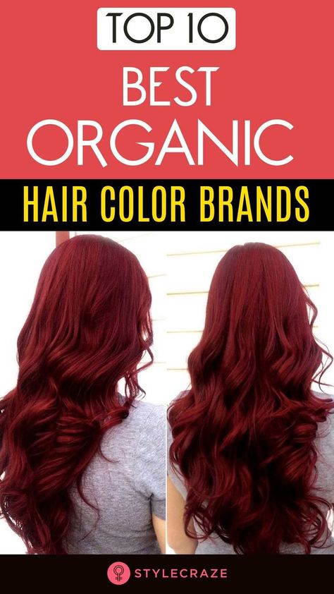 5 Best Organic Hair Color Brands To Use In 2018 (Our Top Picks) #haircare #haircolor #organic Best Hair Color Brand, Organic Hair Dye, Organic Hair Color, Perfect Eyebrow, Hair Color Brands, Eyebrow Stamp, Girls Short Haircuts, Organic Hair Care, Hair Care Brands