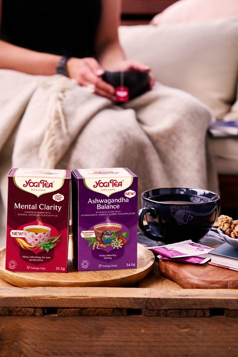 Have you met our remarkable new duo yet? ❤️💜🍵 YOGI TEA® Mental Clarity helps keep your focus sharp on the task at hand, offering clarity during a busy day. In contrast, YOGI TEA® Ashwagandha Balance is your go-to for soothing stress and helping harmonise your nervous system, as your day draws to a close. 🌃 Yogi Tea, Lemon Balm, Busy Day, Caffeine Free, Mental Clarity, Nervous System, Tea, Pins, Quick Saves