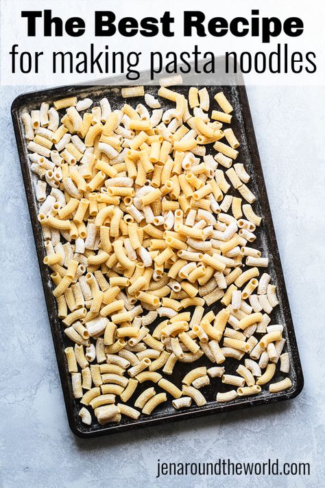 Kitchen Aid Pasta Maker Recipe, Kitchen Aid Mixer Pasta Recipe, Homemade Macaroni Pasta, Pasta Extruder Recipes, Homemade Elbow Noodles, Extruded Pasta Dough Recipe, Macaroni Noodles Recipes, Homemade Macaroni Noodles, Homemade Rigatoni Pasta