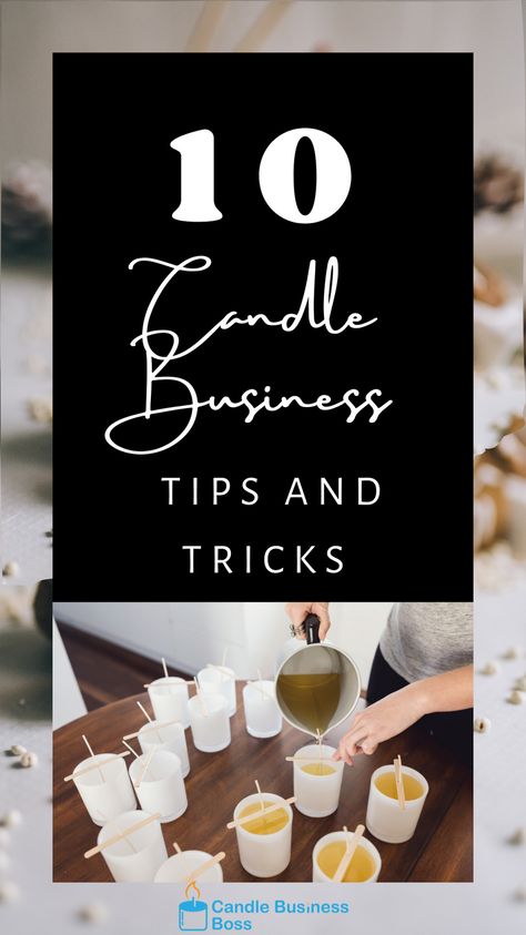 Candle Business Tips, Starting A Candle Business From Home, Candle Website, Business Candle, Candle Hack, Multiple Candles, Candle Projects, Candle Making Business, Where To Sell