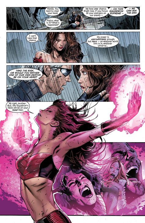 Marvel Ultimate Universe, Scarlet Witch Comic, Black Cat Marvel, Elizabeth Olsen Scarlet Witch, Dc Icons, Scarlet Witch Marvel, Scarlett Witch, Comic Book Pages, Marvel Spiderman Art