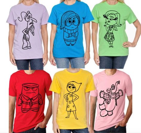 Tshirt Costumes, Disney Essentials, Disney Princess Shirts, Cute Group Halloween Costumes, Disney Silhouette, Bing Bong, Princess Shirt, Disneyland Trip, Group Halloween Costumes