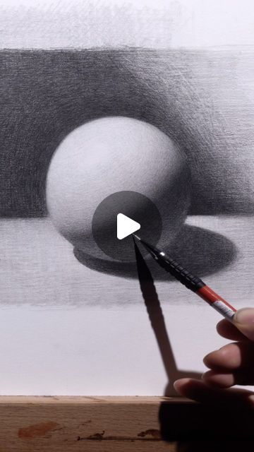 Stephen Bauman, artist & teacher on Instagram: "Do you want to know how to draw light? Sphere. Want to know about form? Sphere. Better technique? Sphere. The list goes on 😅 Want to actually do the work? Join all the other art students on my Patreon😉👌 #drawingtips #howtodraw #drawinglessons #representationaldrawing #classicalrealism #charcoaldrawing #blockin" 3d Sphere Drawing, Sphere Drawing, Stephen Bauman, Classical Realism, Colored Pencil Tutorial, How To Shade, Art Students, 3d Drawings, Do The Work