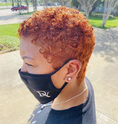 Black Ladies Haircut, Natural Hair Pixie Cut, Short Platinum Blonde Hair, Finger Waves Short Hair, Villain Era, Short Natural Curly Hair, 3c Hair, Tapered Natural Hair, Protective Hair