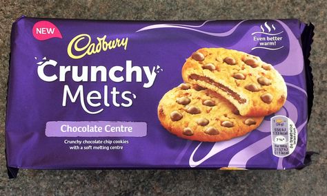 Cadbury Crunchy Melts Cookies Chocolate Centre Chocolate Wallpapers, Cadbury Cookies, Crunchy Chocolate Chip Cookies, Milka Chocolate, Crunchy Chocolate, Chocolate Chip Cookie Mix, Vegetarian Life, Cadbury Chocolate, Filled Cookies