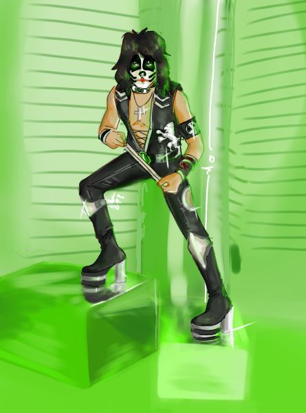 SHADEING ON FLEAK DAMM BOI Eric Carr Fanart, Singer Fanart, Kiss Fanart, Kiss Tattoo, Eric Singer, Kiss Tattoos, Eric Carr, Kiss Army, Rock And Roll