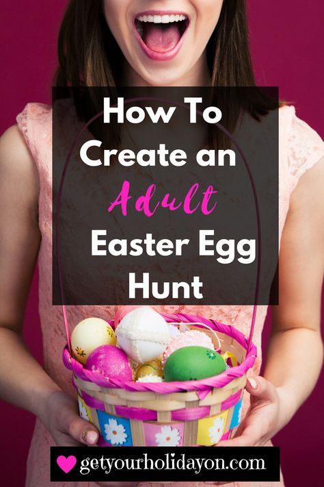 Tips and Ideas on Planning an Adult Only Easter Egg Hunt, Easter Celebration, Activities for Adult parties, Adult Party Favors. These awesome ideas will get the party laughing all night! www.getyourholidayon.com Adult Easter Eggs, Adult Easter Party, Adult Easter Egg Hunt, Easter Egg Stuffers, Egg Stuffers, Easter Party Games, Egg Fillers, Easter Egg Fillers, Adult Easter