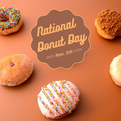 Celebration Ideas and Fun Facts For National Donut Day. November 5th is National Donut Day in the United States! This article includes celebration ideas, scrumptious donut photos, fun facts, and a raspberry jam-filled donut recipe with a step-by-step photo tutorial. Champagne Jelly, National Doughnut Day, Donut Photos, Dozen Donuts, Donut Day, National Donut Day, Donut Recipe, Filled Donuts, Interactive Posts