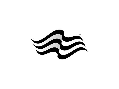 Flow waves sound wind flag stripes identity mark logo flow Wavy Logo Design, Wind Logo Design, Flow Logo Design, Sound Logo Design, Sound Wave Logo, Ripple Logo, Wind Logo, Flow Logo, Wind Flag