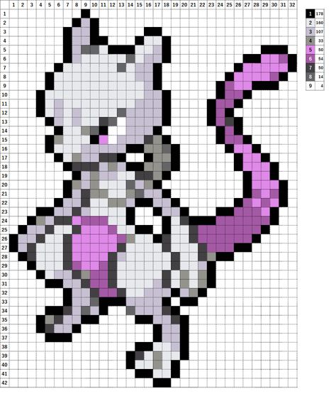 Mewtwo Perler Bead Patterns, Pokemon Pixel Pattern, Snorlax Pixel Art, Pixel Art Anime Easy, Pokemon Pixel Art 32x32, Pokémon Perler Beads, Pokemon Sprites Pixel Art, Pokemon Perler Bead Patterns, Gaming Pixel Art