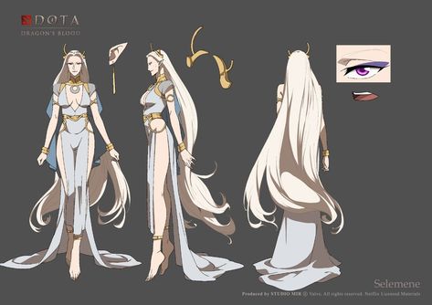 Studio Mir, Goddess Of The Moon, Character Model Sheet, Female Eyes, Dark Phone Wallpapers, Dragons Blood, Character Sheet, Character Modeling, Character Design References