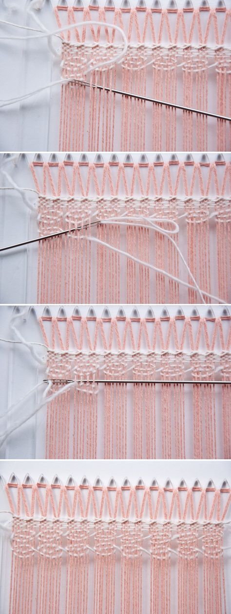 Lace Weaving, Pin Weaving, Spanish Lace, Weaving Looms, Weaving Loom Projects, Lace Weave, Weaving Wall Hanging, Rigid Heddle Weaving, Swedish Weaving