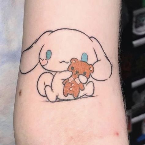 cinnamoroll tattoo,tattoo,sanrio,sanrio tattoo,cinnamoroll,hello kitty,#tattoo #tattoos #ink #inked #art #tattooartist #tattooart #tattooed #tattoolife #tattooideas #love #artist #blackwork #instagood #tattoodesign #tatuagem #tattooing #tattooist #blackandgreytattoo #tattooink #tatuajes #instagram #me #tattoostyle #photography #drawing #tatuaje #tattooer #traditionaltattoo #tattoogirl Cinnamon Roll Tattoo Sanrio, Cinnamonroll Sanrio Tattoo, Sanrio Tattoo Ideas, Cinnamoroll Tattoo, Sanrio Tattoos, Care Bear Tattoos, Cinnamoroll Hello Kitty, Hello Kitty Design, Hello Kitty Tattoos