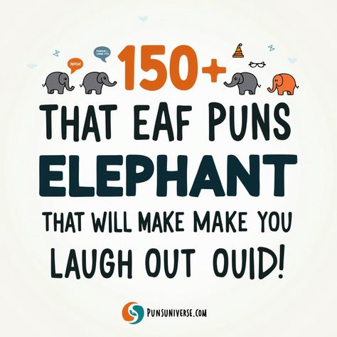 Get ready to have a *trunk* load of fun with our collection of 150+ elephant puns that are sure to make you laugh out loud! Whether you're looking to *tusk* your friends or just want a good giggle, these jokes will definitely lift your spirits. Don't miss out on the *ele-fantastic* humor! 🐘😂 #puns #elephant #humor #jokes #laughoutloud #funny Basketball Puns, Elephant Puns, Fish Puns, Tea Puns, Elephant Fashion, Funny Elephant, Elephants Never Forget, Elephant Love, Jumping For Joy