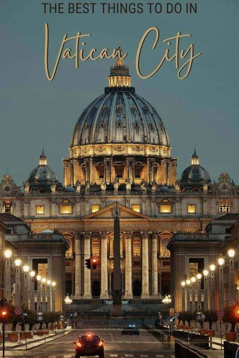 There are many great things to do in Vatican City. From the Vatican Museums to the Sistine Chapel, from St. Peter's Basilica to the Papal Gardens, check out this selection of top Vatican City attractions and decide which one to visit | Vatican City Rome via @strictlyrome The Vatican Aesthetic, Vatican City Sistine Chapel, St Peters Square Vatican City, Vatican City Italy, Vatican Rome, Le Vatican, Saint Peters Basilica Vatican City, St Peters Basilica, Vatican Museums