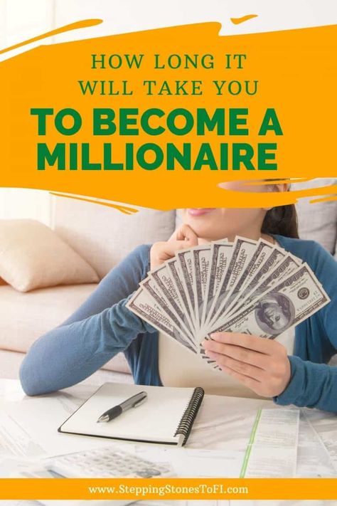 Find out exactly how long it will take you to become a millionaire based on how much you save and invest every month. #millionaire #savemoremoney #investing #becomeamillionaire Save And Invest, Data Table, Be A Millionaire, Household Expenses, Dividend Investing, One Million Dollars, Finance Advice, Investment Accounts, Make Millions