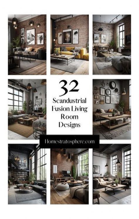 Discover the unique blend of Scandinavian simplicity and industrial edge in our 'Scandustrial' Fusion Living Room Designs. Explore 32 captivating spaces that masterfully mix minimalistic charm with raw, urban aesthetics, creating a cozy yet modern haven. #Exploring #HomeStyle #HomeIdeas #HouseGoals #InteriorDesign #the #Raw #Appeal #Industrial #Decor #of #HomeInspiration #HomeDecorating #Style Scandi Interiors Living Room, Light Industrial Living Room, Urban Condo Decor Interior Design, Nordic Industrial Living Room, Elegant Industrial Decor, Industrial Vintage Living Room, Scandustrial Interior Design, Living Room Inspiration Industrial, Industrial Farmhouse Living Room Ideas