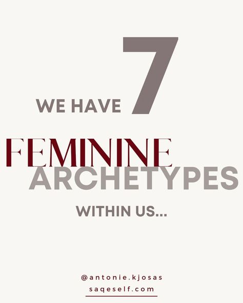 Discover your leading feminine archetype...🔥 All women and predominantly feminine people have access to all 7 archetypes❗️ But most of us have one that shows up more...  Take the *free quiz* to discover your leading feminine archetype! Comment 'QUIZ' below ⬇️⬇️⬇️ and get the quiz straight to your DMs! 💗 7 Archetypes, Feminine Archetypes, Free Quiz, Authentic Self, Divine Feminine, Female Entrepreneur, Show Up, Business Women, Women Empowerment