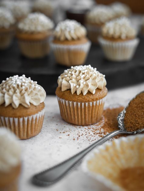 Coconut Sugar Cupcakes - Sugared & Stirred Sugar Free Cupcakes, Gluten Free Cupcake Recipe, Clean Sweets, Fluffy Cupcakes, Coconut Icing, Healthy Cupcakes, Baking Journal, Caramel Cupcakes, Clean Baking