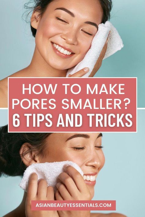 Learn how to minimize pores with our simple guide! From the best pore shrinking skincare products to tips and tricks, we've got you covered. Pore Minimizer Diy, Make Pores Smaller, Best Pore Minimizer, Pore Shrinking, Big Pores, Homemade Face Mask, Face Mask For Pores, Pore Mask, Face Pores