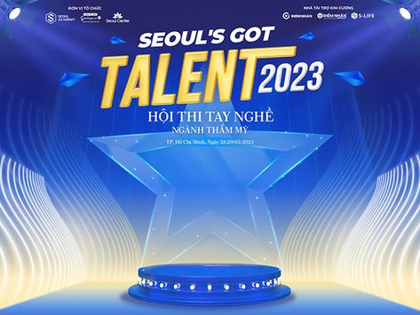 KEY VISUAL - SEOUL'S GOT TALENT 2023 on Behance Talent Show Illustration, Got Talent Poster, Contest Poster, Magazine Design Cover, Advertising Graphic Design, Social Post, Event Poster Design, Key Visual, Design Cover