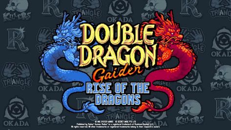 Double Dragon Gaiden, the classic side-scrolling beat-'em-up franchise, is returning with a new title called Double Dragon Gaiden: Rise of the Dragons. Dragon Braid, Secret Base, Wwe Tag Teams, Beat Em Up, Dragon Rise, Double Dragon, Ps4 Games, Xbox One, Game Console