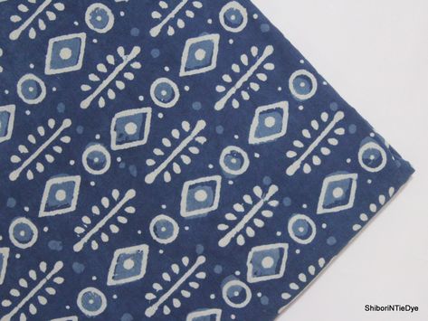 Batik Print Designs, Dabu Print, Indigo Prints, Hand Printed Fabric, Indigo Fabric, Indian Block Print, Indian Fabric, Batik Prints, Block Printing Fabric