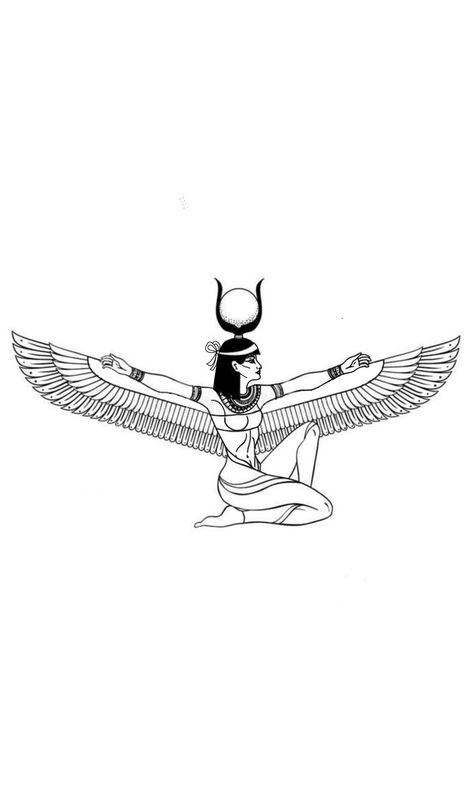 Fine Line Egyptian Tattoo, Ank Egyptian Tattoo Ideas, Egyptian Women Tattoo, Egypt Mythology Tattoo, Hyroglyphics Tattoo Ancient Egypt, Eygptain Tattoos Design, Thighs Tattoo, Pharaoh Tattoo, Egyptian Tattoos