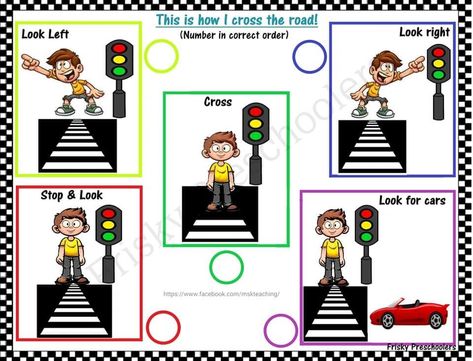 Safety Signs And Symbols, Moral Lesson, Safety Rules For Kids, Safety Road, All About Me Worksheet, Traffic Rules, Road Kids, Rules For Kids, Traffic Sign