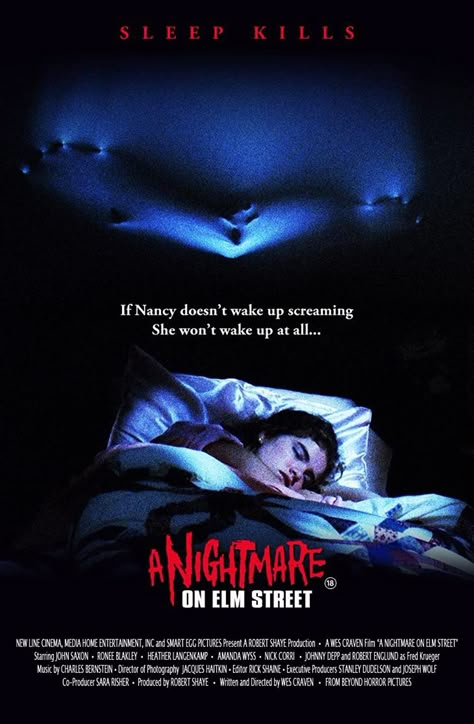 Heather Langenkamp, Amanda Wyss, Nancy Thompson, John Saxon, Street Poster, Wes Craven, Horror Pictures, New Line Cinema, A Nightmare On Elm Street