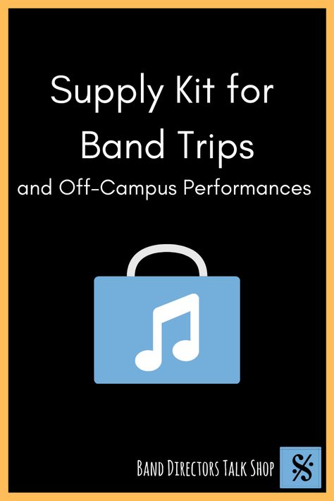 Band Competition Packing List, Band Camp Survival Kit, Survivor Kit, Band Trip, Band Director, Off Campus, Band Camp, Electrical Tape, Emergency Kit