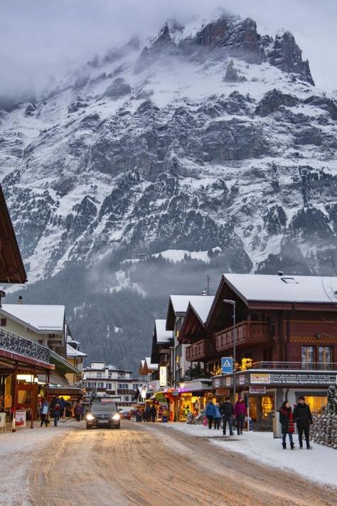 Winter in Switzerland Reference Places, Switzerland Winter, Switzerland In Winter, Grindelwald Switzerland, Travel Mood, Beautiful Picture, Hd Picture, Ski Trip, Alam Yang Indah