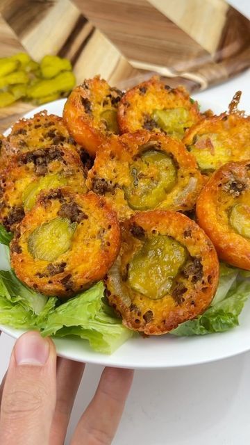 Sauce With Greek Yogurt, Big Mac Bites, Mac Bites, Irick Wiggins, Pickles Onions, Food Savory, Mac Sauce, Instagram Recipes, Keto Snack